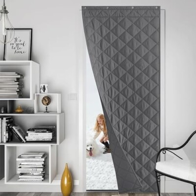  Insulated Door Screen, Full Blackout Thermal Front Back Curtains32