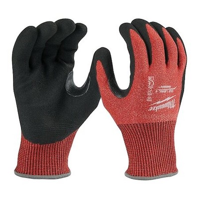 Milwaukee Tool 48-22-8948B Cut Level 4 Nitrile Dipped Gloves - X-Large (12-image