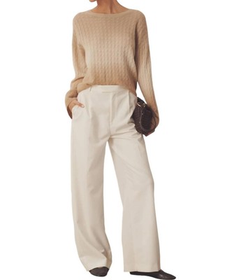 Naadam luxe cashmere dip dye crew sweater size L-image