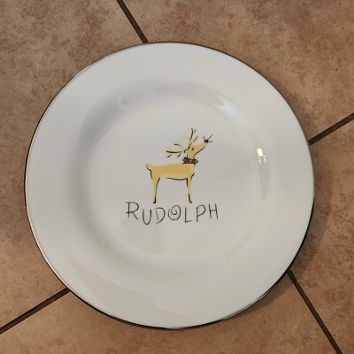 Pottery barn reindeer Rudolph DINNER 11