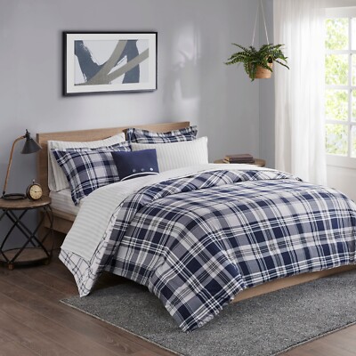 Madison Park Essentials Patrick Reversible Comforter Set with Bed Sheets-image