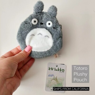 My neighbor Totoro Shaped Plushy Mini Pouch/ Ghibli / Ships from CA-image