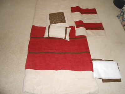 Madison Park 6 Pc Comforter Set, Queen, Faux Suede, 100% Polyester-image