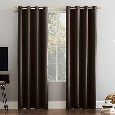 Sun Zero Oslo Theater Grade Extreme 100% Blackout Grommet Curtain Panel, 52 in x-image