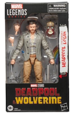 New in Box! Marvel Legends Series Headpool Logan, Deadpool & Wolverine Figure-image