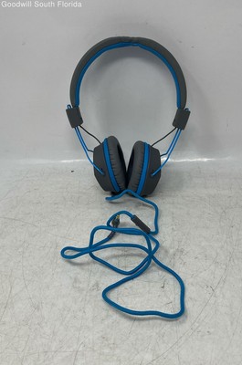 Jlab JBuddies Studio Blue 3.5mm Jack Wired Over The Ear Headphones In Black Box-image