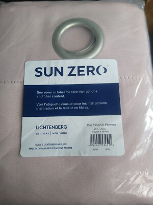 Sun Zero  Blackout Energy Efficient Grommet Curtain Panel,40