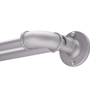 Sun Zero Bronn Wrap Around Window Curtain Rod, 66-120