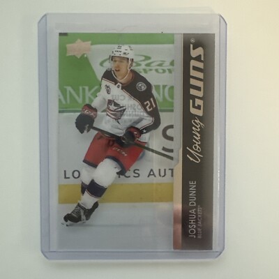 2021-22 Upper Deck Young Guns CLEAR CUT 💎Joshua Dunne Columbus blue Jackets-image