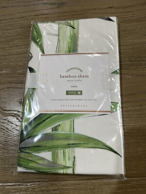 Pottery Barn Bamboo Print Sham Euro ONE-image