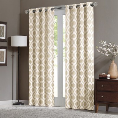 Verona Ogee Window Panels Ivory 95