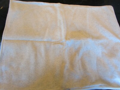 Pottery Barn Teen sweatshirt heathered white standard sham quilted photo sample-image