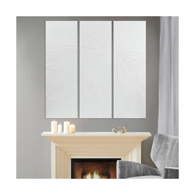 MADISON PARK SIGNATURE Sunburst Wall Art - Modern Resin Dimensional Radiant C...-image