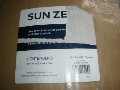 NEW /opened Sun Zero Oslo Theater Grade 100% Blackout Grommet Curtain Panel (O11-image