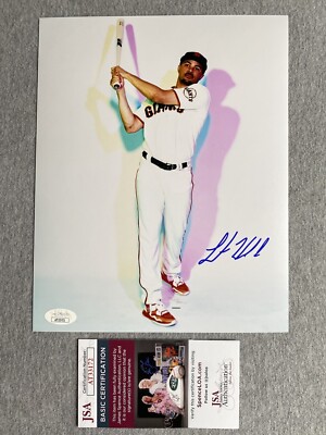 SAN FRANCISCO GIANTS- LaMONTE WADE JR. AUTOGRAPH 8x10 PORTRAIT PHOTO JSA AT33172-image