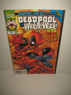 Vintage Marvel Comics Deadpool Team-Ups Deadpool And Widdle Wade No 1 Dec 1998-image