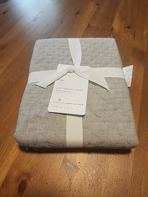 Pottery Barn Cotton Malange King Sham Light Gray - 4 Available -image