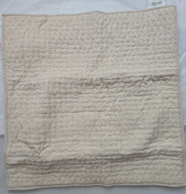 Pottery Barn Pick-Stitch Handcrafted Cotton Quilted Euro 1-Sham 22