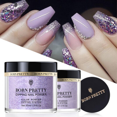 Born Pretty Dipping Powder - Durable & Long Lasting - Large Jar 30g - *8 SHADES*-image
