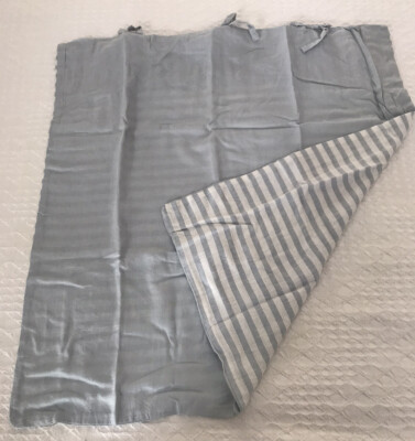 Pottery Barn Teen Lily Ashwell Linacel Reversible Sham Euro Ash Blue-image