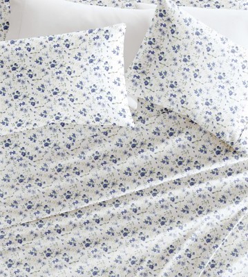 Double-Brushed Patterned Microfiber Queen Sheet Set 4 Piece – Oeko-TEX Certif...-image