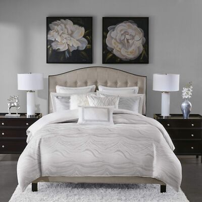 Madison Park Signature Hollywood Glam Cozy Comforter Set - All Season Bedding...-image