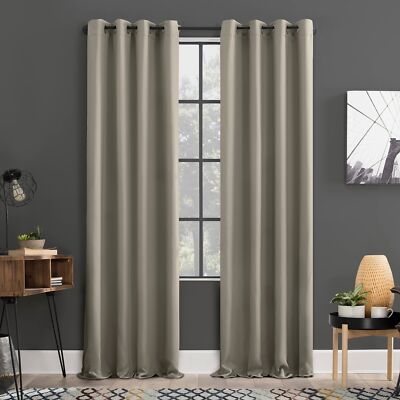 Sun Zero Soho Blackout Energy Efficient Grommet Curtain Single Panel 54
