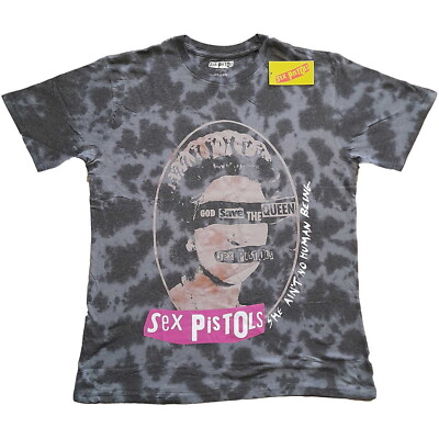 Sex Pistols God Save The Queen Dip-Dye T-Shirt NEW OFFICIAL-image