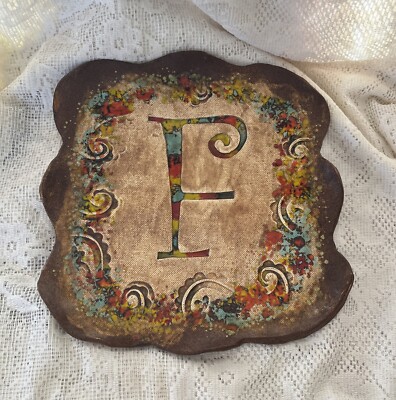 Studio Art Pottery Platter Signed By Terry Warnock-image