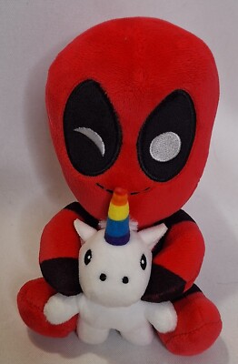 Deadpool with Unicorn Kidrobot Plush Doll - 7” X-FORCE Wolverine-image