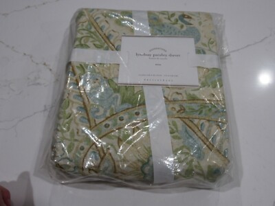 Pottery Barn Lyndsay Paisley Duvet Cover Twin Size NEW-image