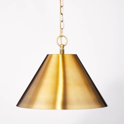 Small Metal Pendant Ceiling Light Brass - Threshold Studio McGee-image