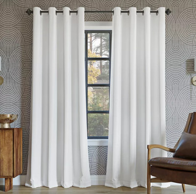 Sun Zero 100% Blackout Oslo Theater Grommet Curtain Panel 52