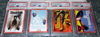 LOT of (4) 2013 MARVEL NOW CUTTING EDGE COVERS #118 & #127 WOLVERINE #1 PSA 10-image