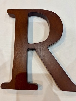 Pottery Barn Kids 8 Inch Expresso Letter R-image