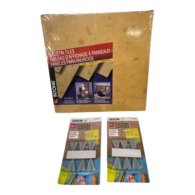 Boone Bulletin Board Tiles & Studio  paper airplane style Pushpins Set-image