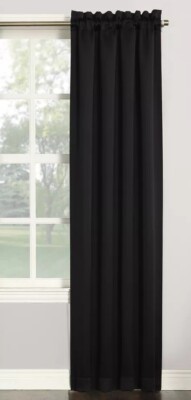 Sun Zero Kenneth Energy Saving Blackout Rod Pocket Curtain Panel 40x84