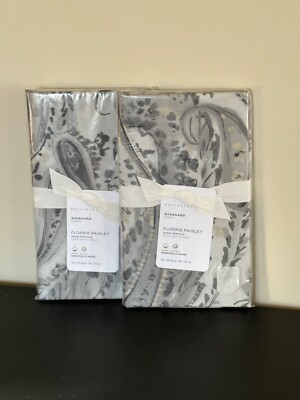 Pottery Barn Florrie Paisley (2x Standard Shams)-image