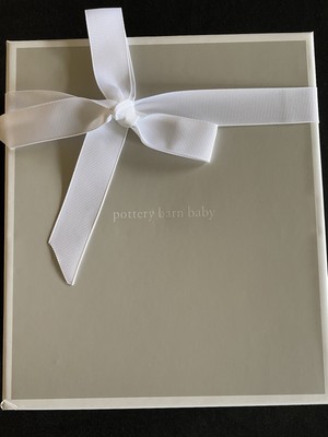 Pottery Barn Baby Cashmere Christening Blanket & Hat Set Ivory NWT Gorgeous-image