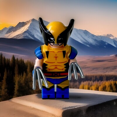 Wolverine Deadpool X-Men Mini Action Figure Marvel DC Comics Customizable Toy-image