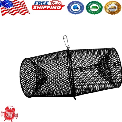 Efficient Two-Piece Fishing Minnow Trap with Camouflage Design - Lightweight-image