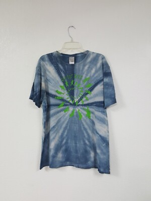 Ripndip Tie Dye Alien We Out Here Rip N Dip Blue Tee T-shirt Adult Size XL-image