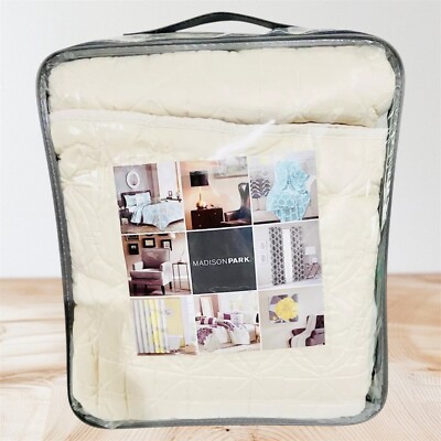 Madison Park Linnette King/California King Coverlet Set in Ivory-image