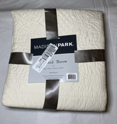 Madison Park Tuscany quilted throw -image