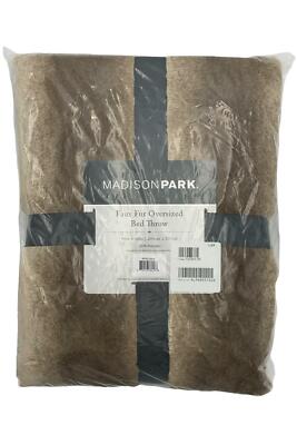 Madison Park Oversized Faux Fur Throw 96