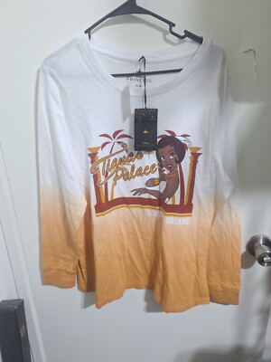 Disney The Princess and the Frog Tiana's Palace Dip-Dye Large Long Sleeve...-image