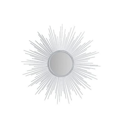  Wall Décor Fiore Metal Sunburst Mirror for Living Room - Home Accent, Ready -image