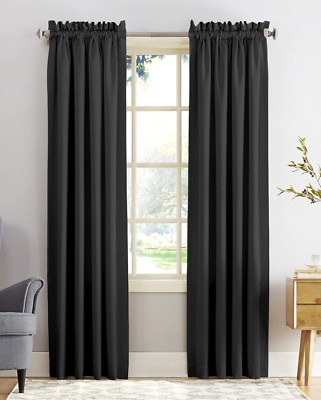 Barrow Curtain Energy Efficient Rod Pocket Curtain Single Panel 84