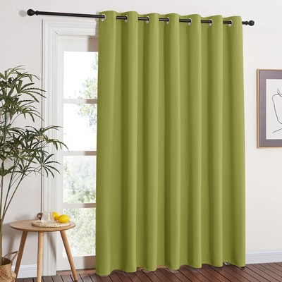 NICETOWN Glass Door Curtains for Window - Wide Thermal Curtain Panels, Sliding-image