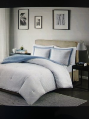 Madison Park Essentials Reversible Striped Down Alternative Comforter 3- Piece S-image